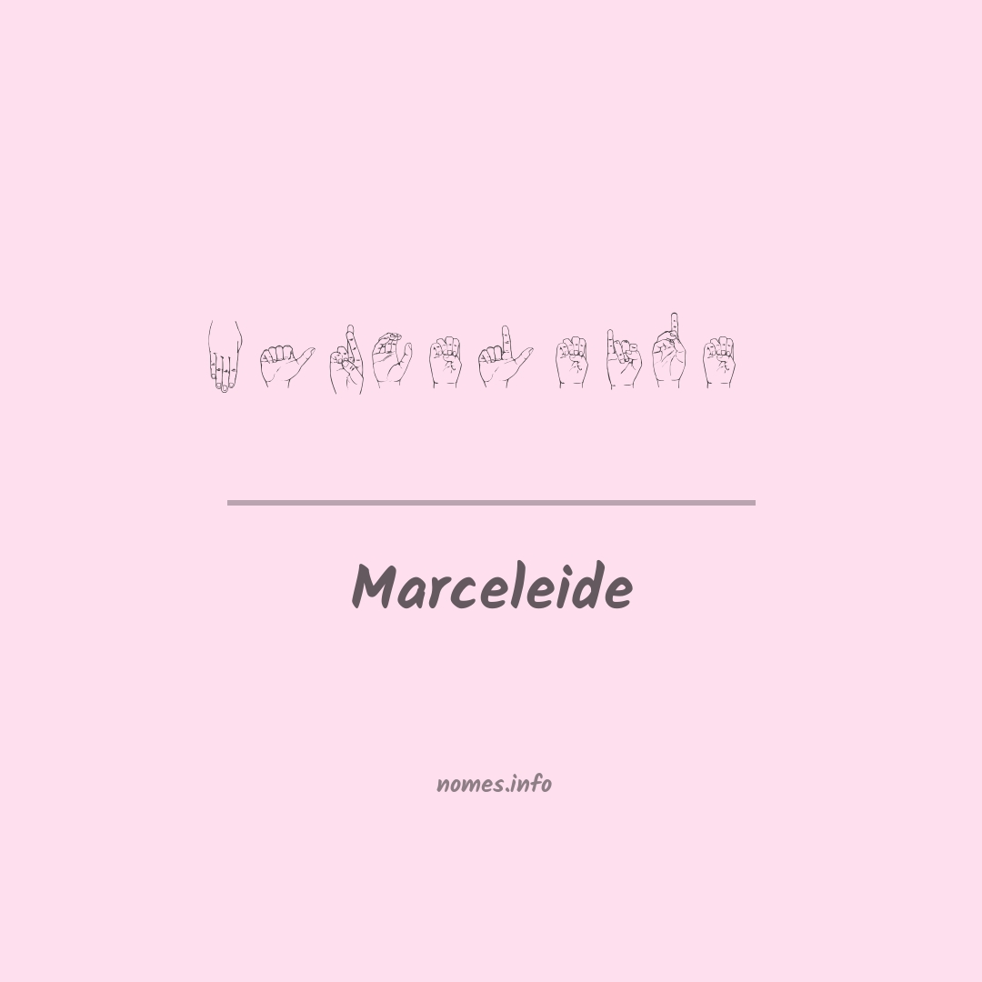 Marceleide em Libras