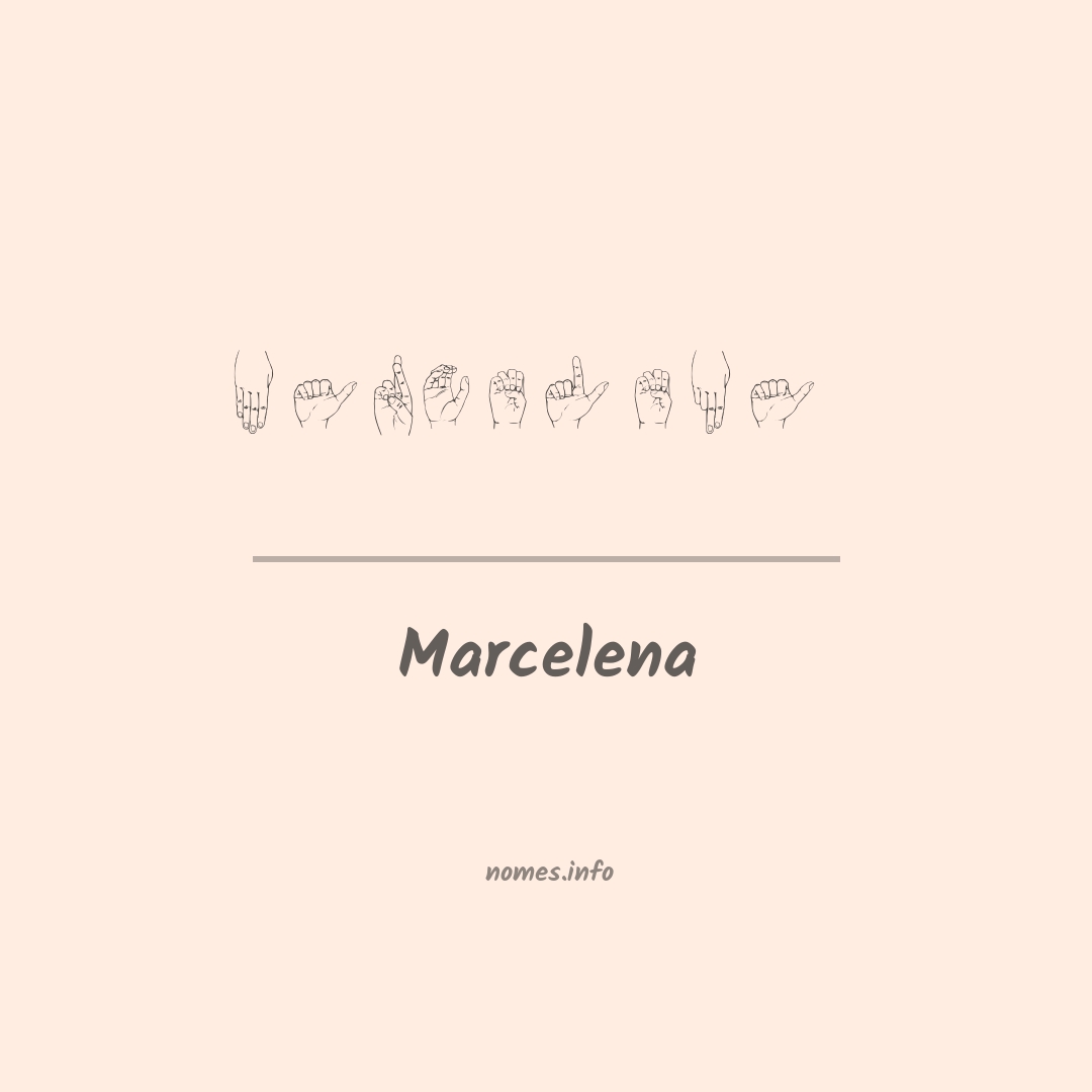 Marcelena em Libras