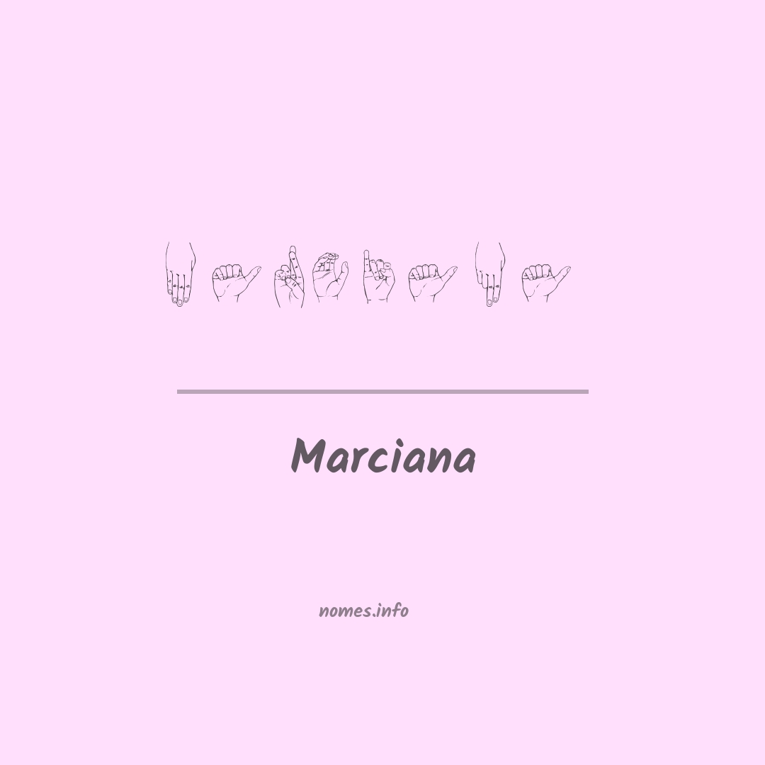 Marciana em Libras