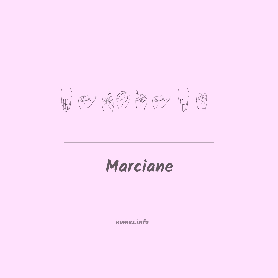 Marciane em Libras