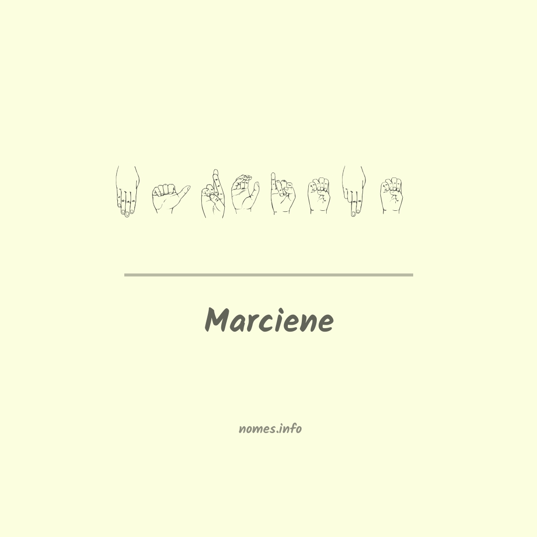 Marciene em Libras