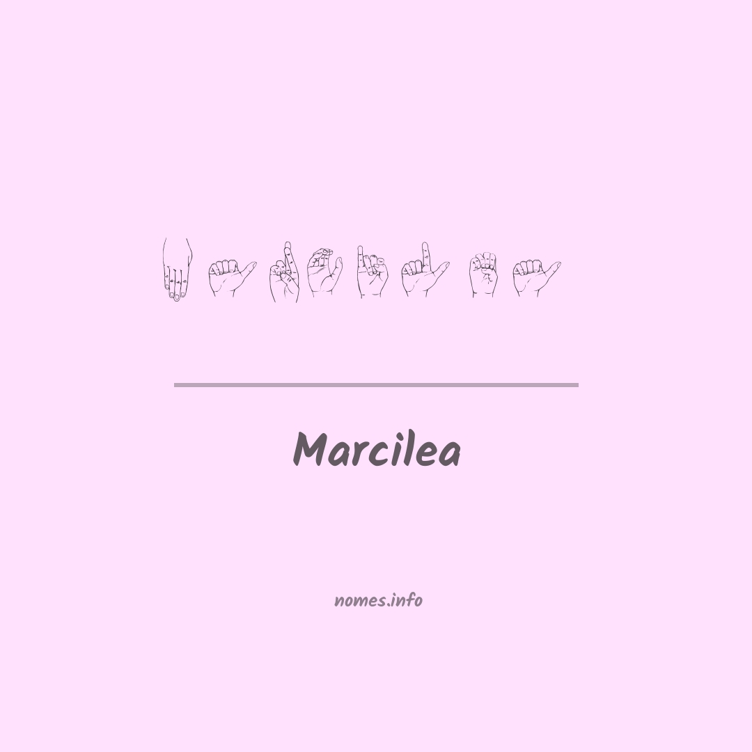 Marcilea em Libras