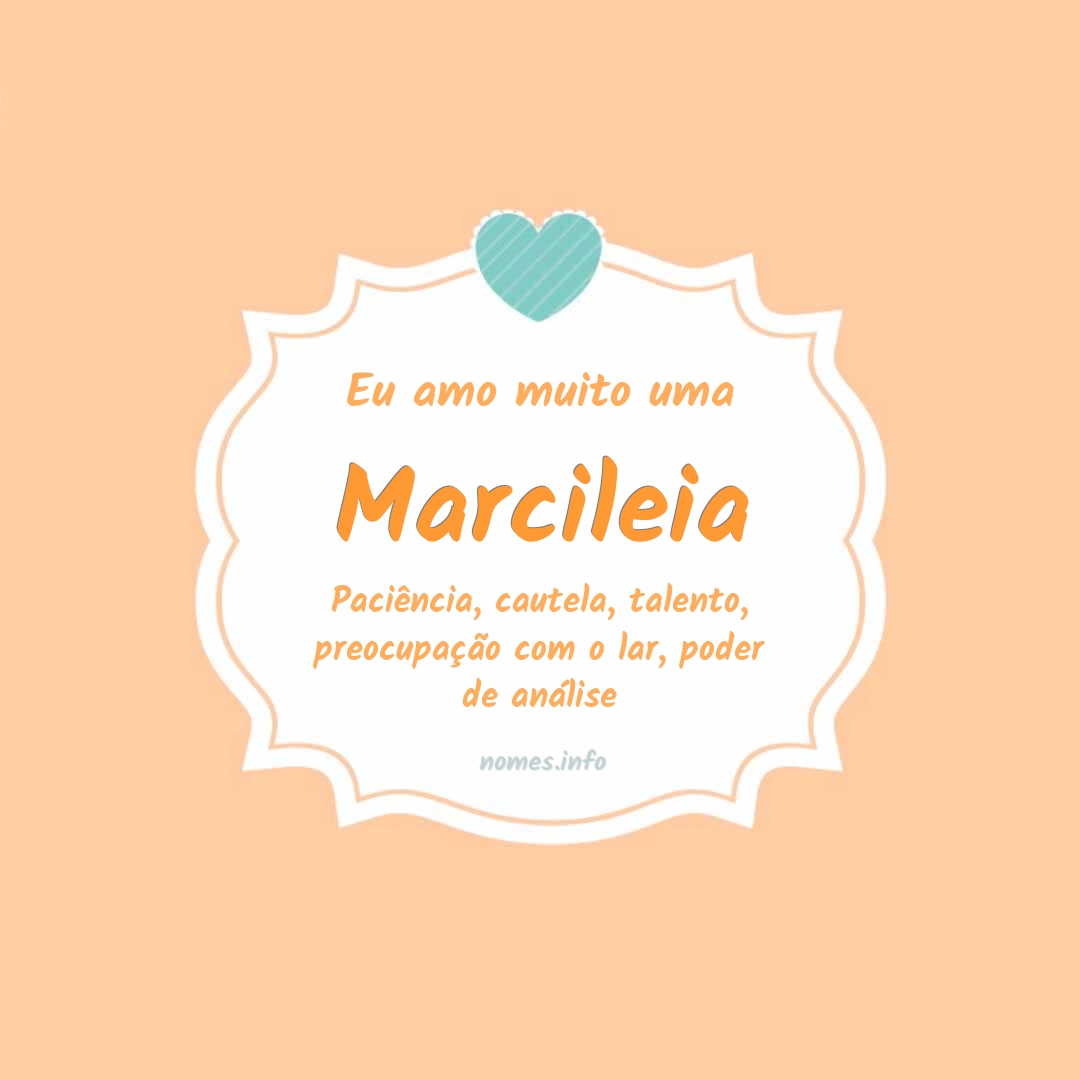 Eu amo muito Marcileia
