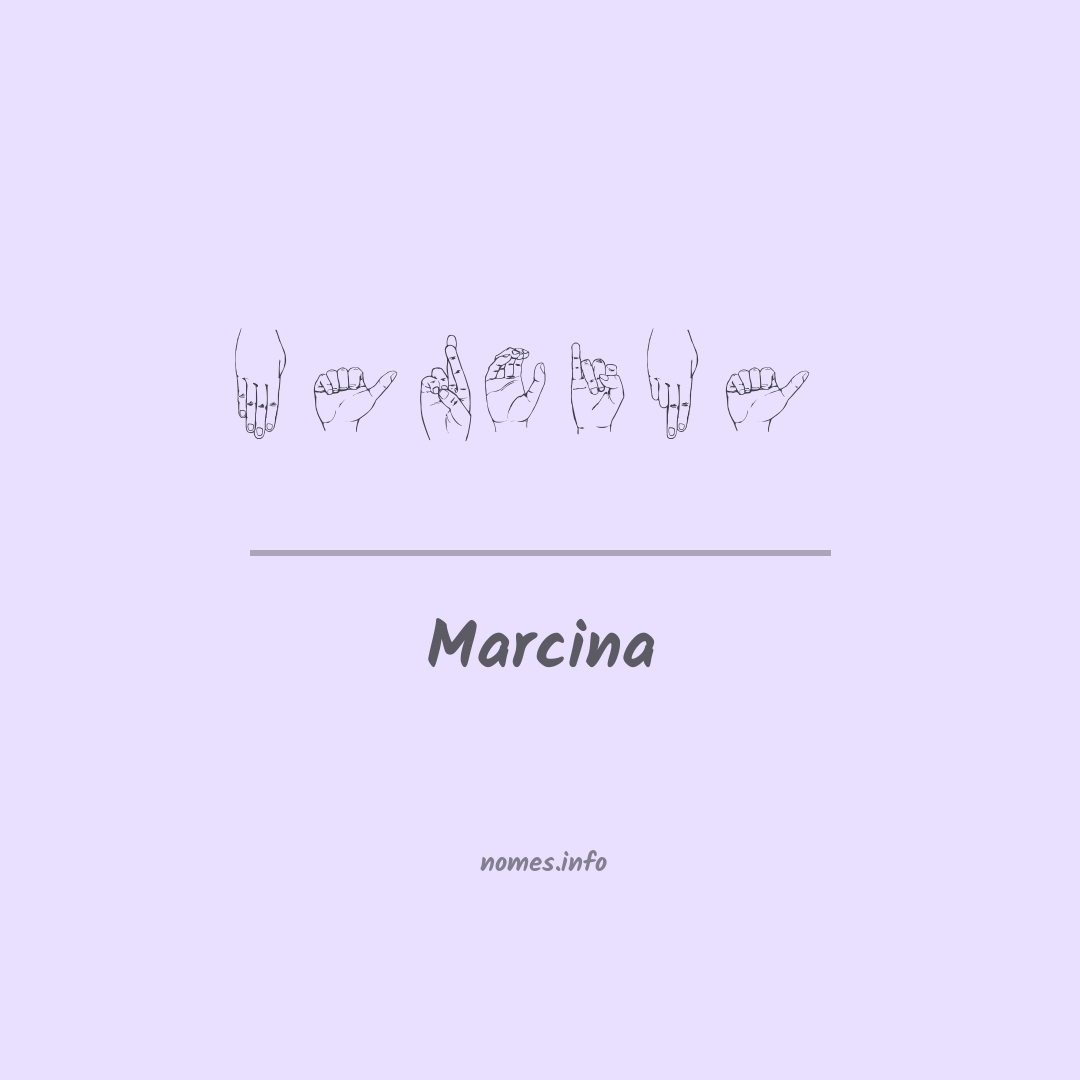 Marcina em Libras