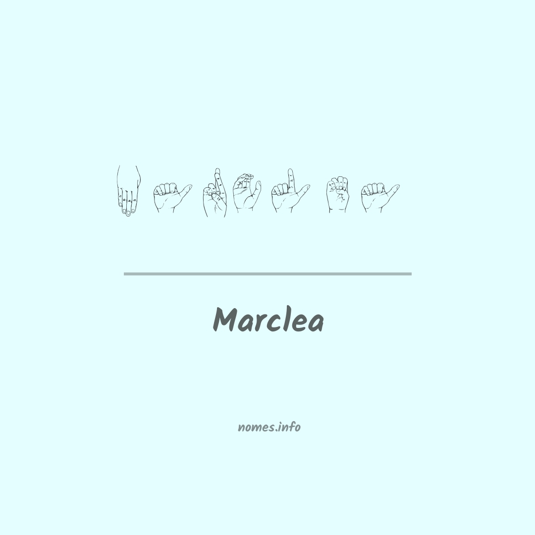 Marclea em Libras