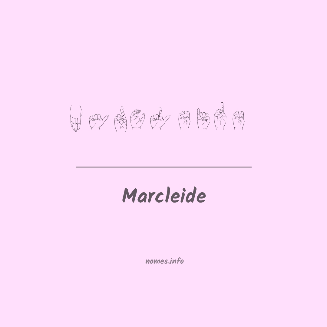 Marcleide em Libras