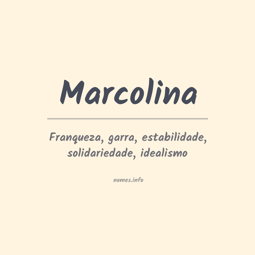 Significado do nome Marcolina