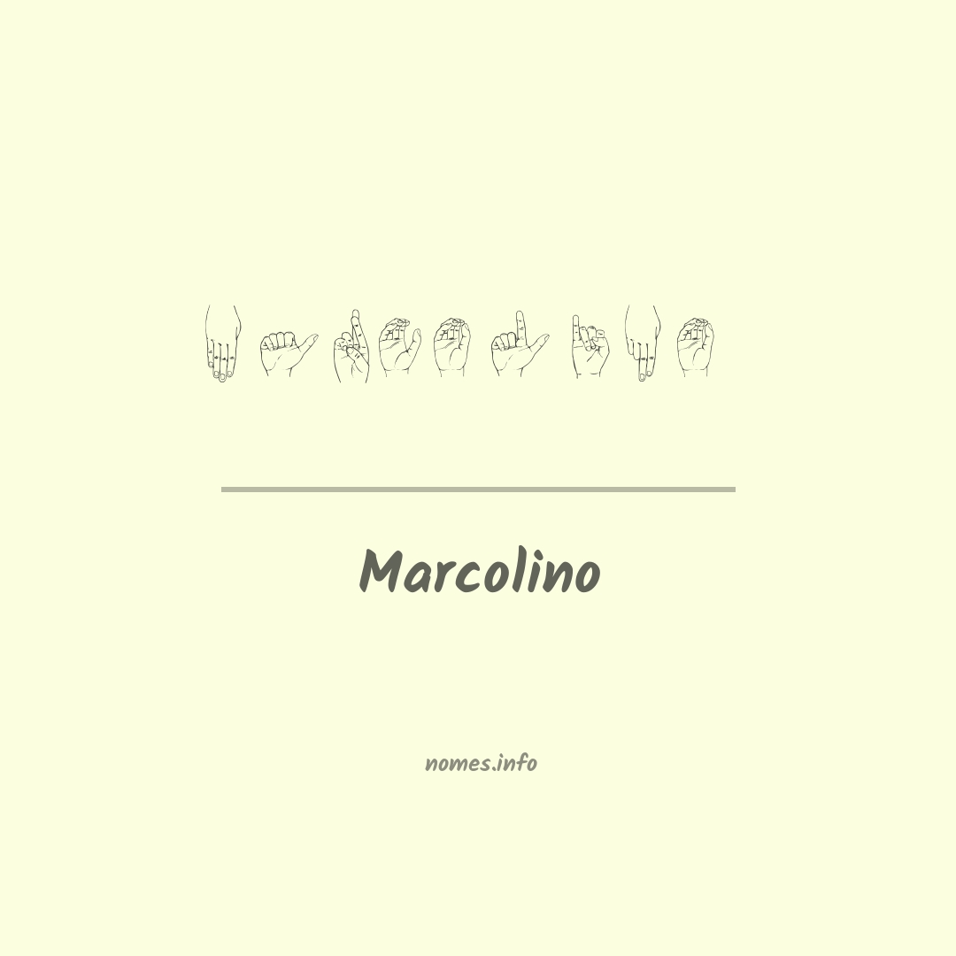 Marcolino em Libras