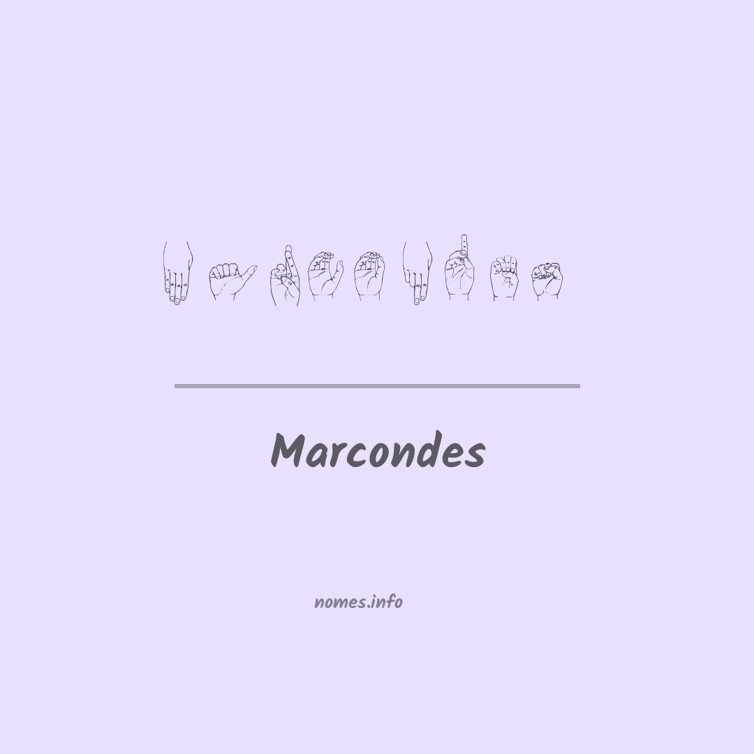 Marcondes em Libras