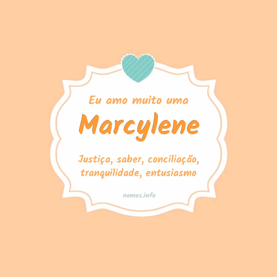 Eu amo muito Marcylene Eu amo muito Marcylene