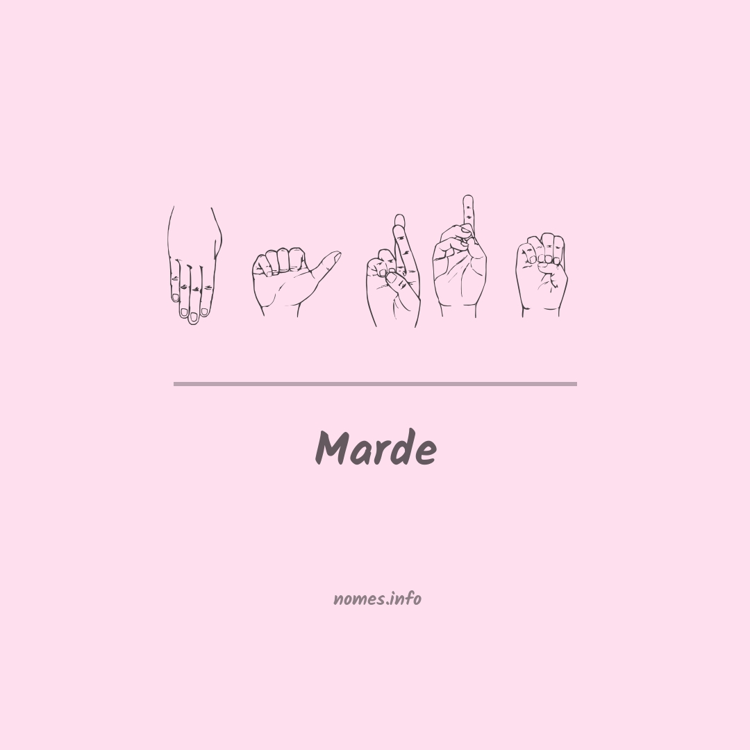 Marde em Libras