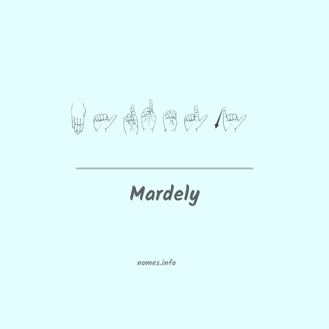 Mardely em Libras