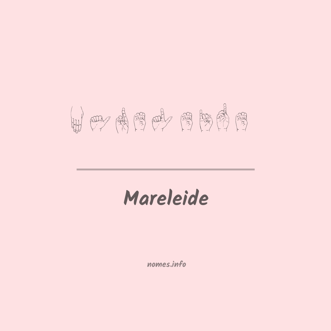 Mareleide em Libras