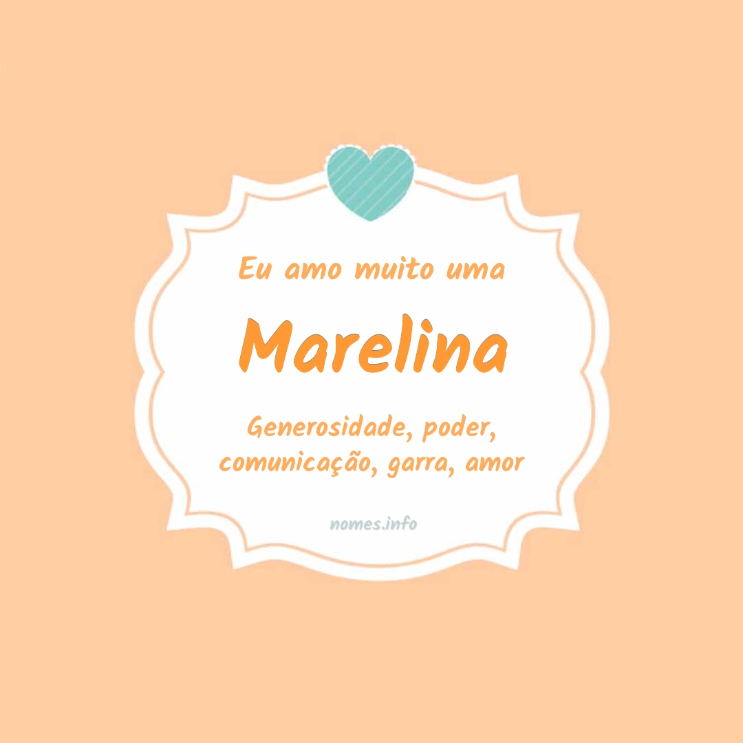 Eu amo muito Marelina