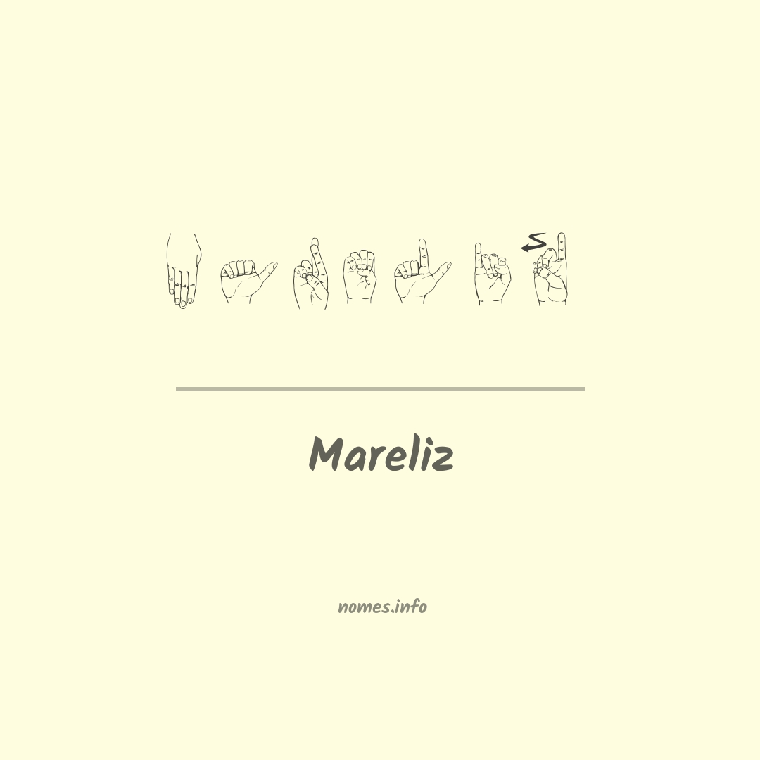 Mareliz em Libras Mareliz em Libras