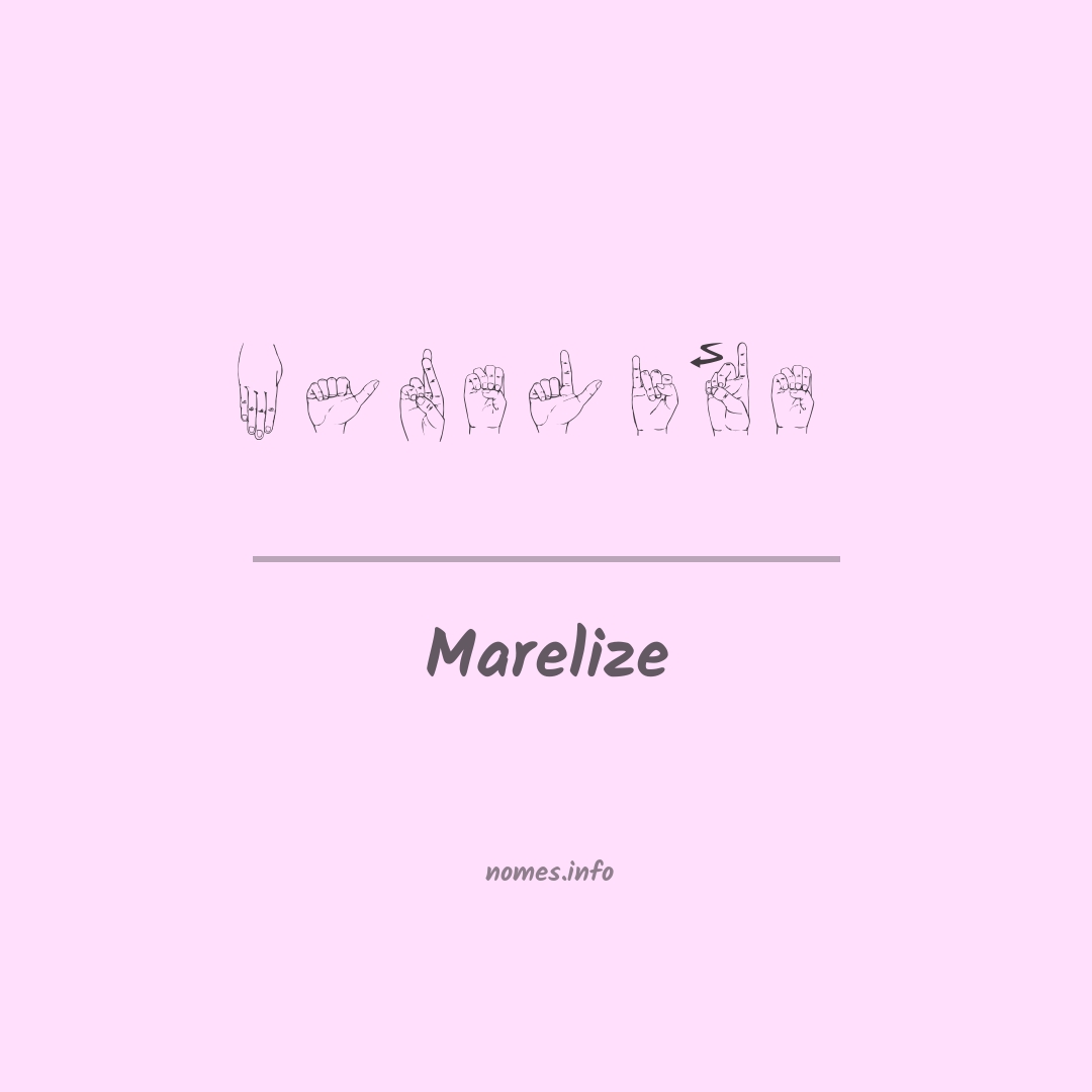 Marelize em Libras