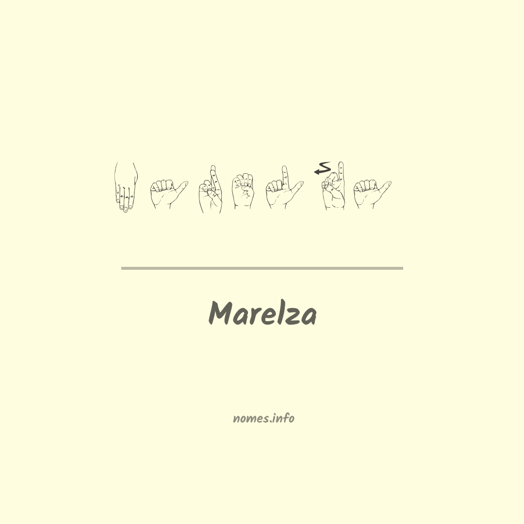 Marelza em Libras
