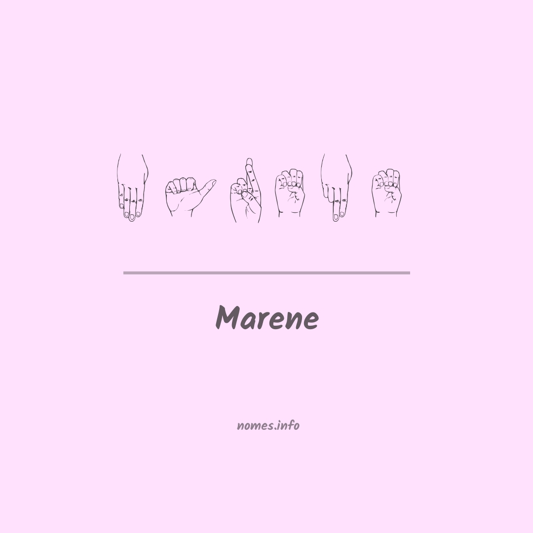 Marene em Libras