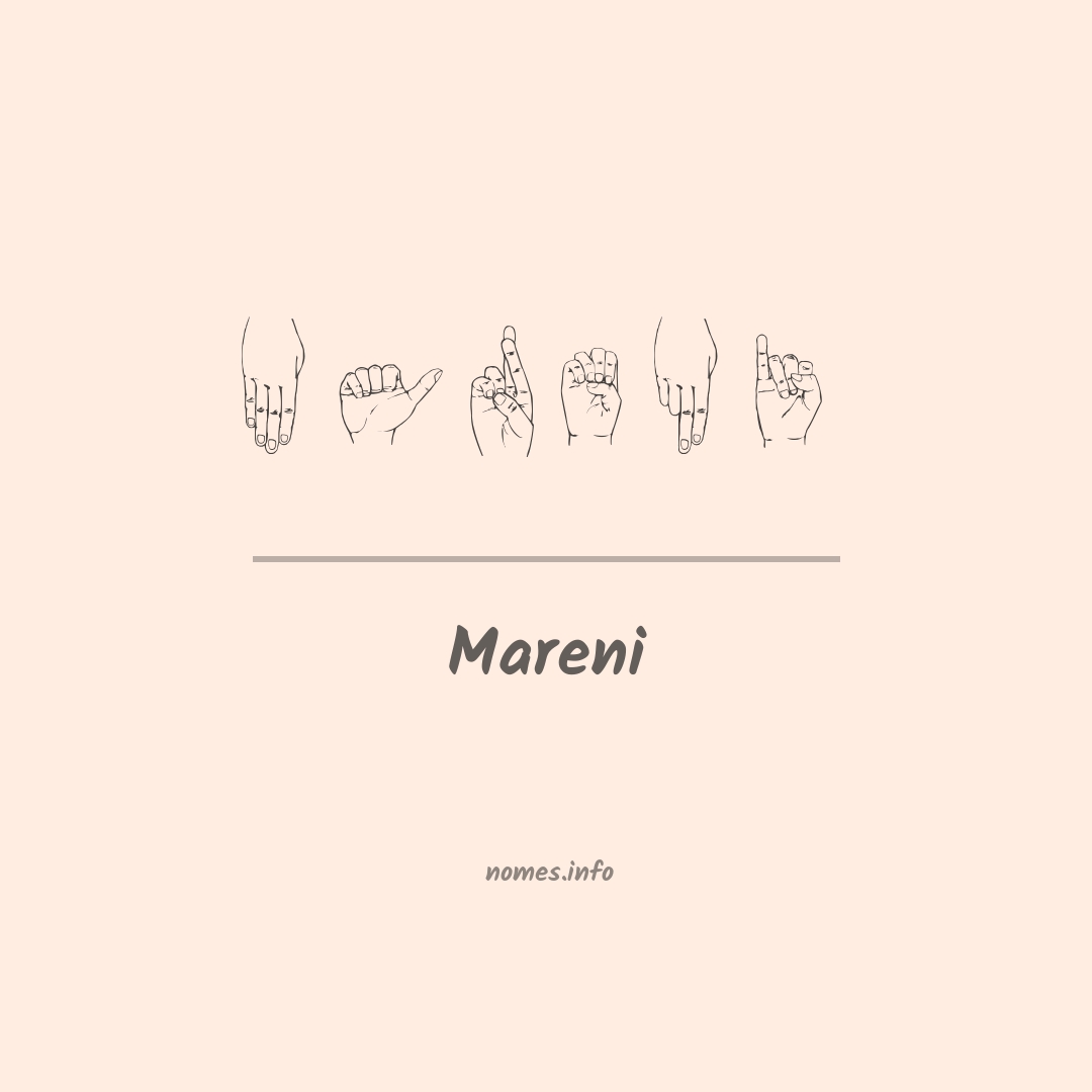 Mareni em Libras