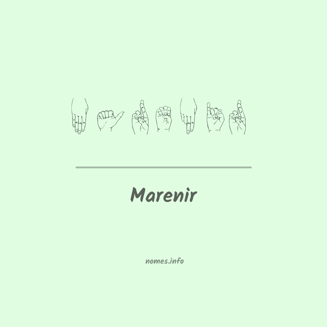 Marenir em Libras