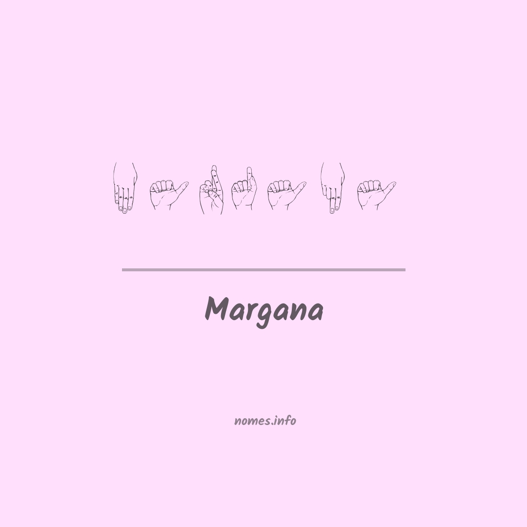 Margana em Libras