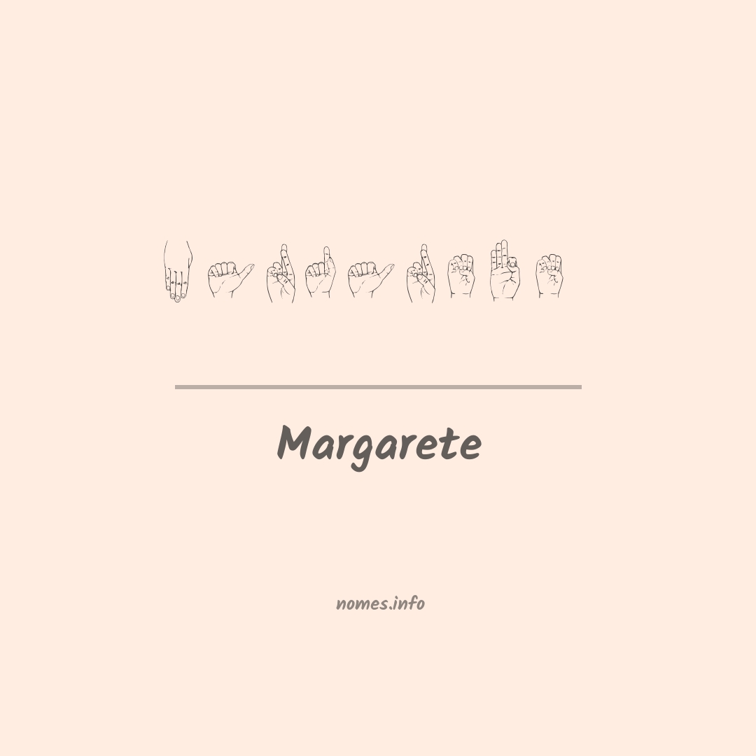 Margarete em Libras