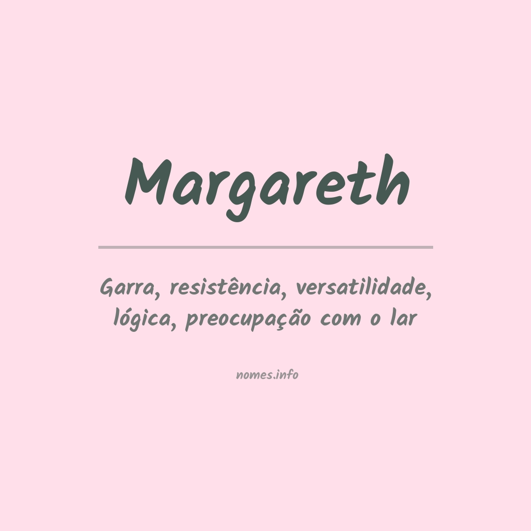 Significado do nome Margareth