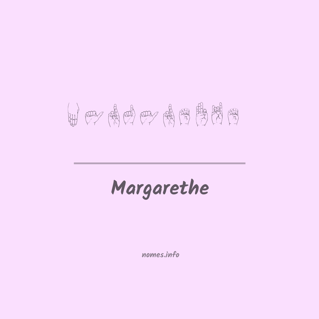 Margarethe em Libras