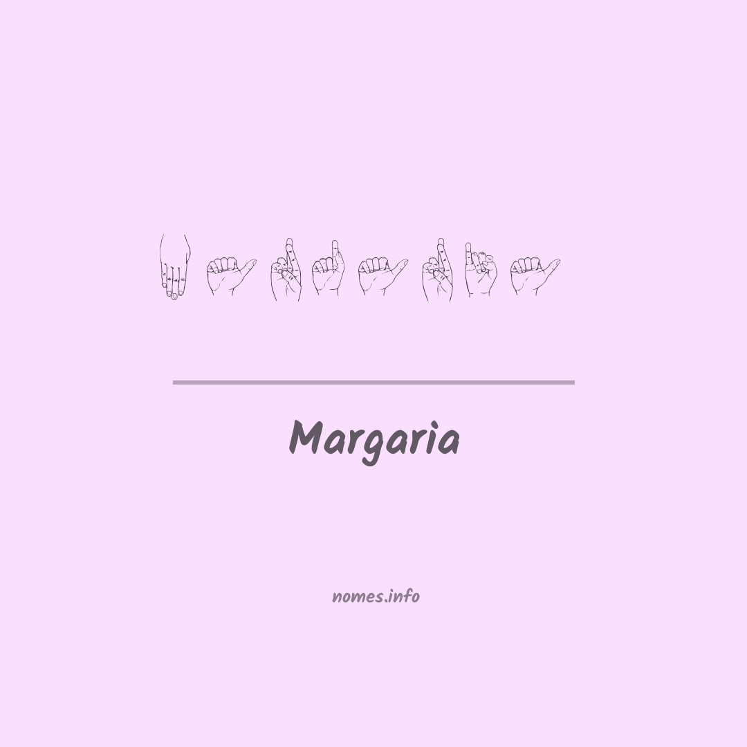 Margaria em Libras