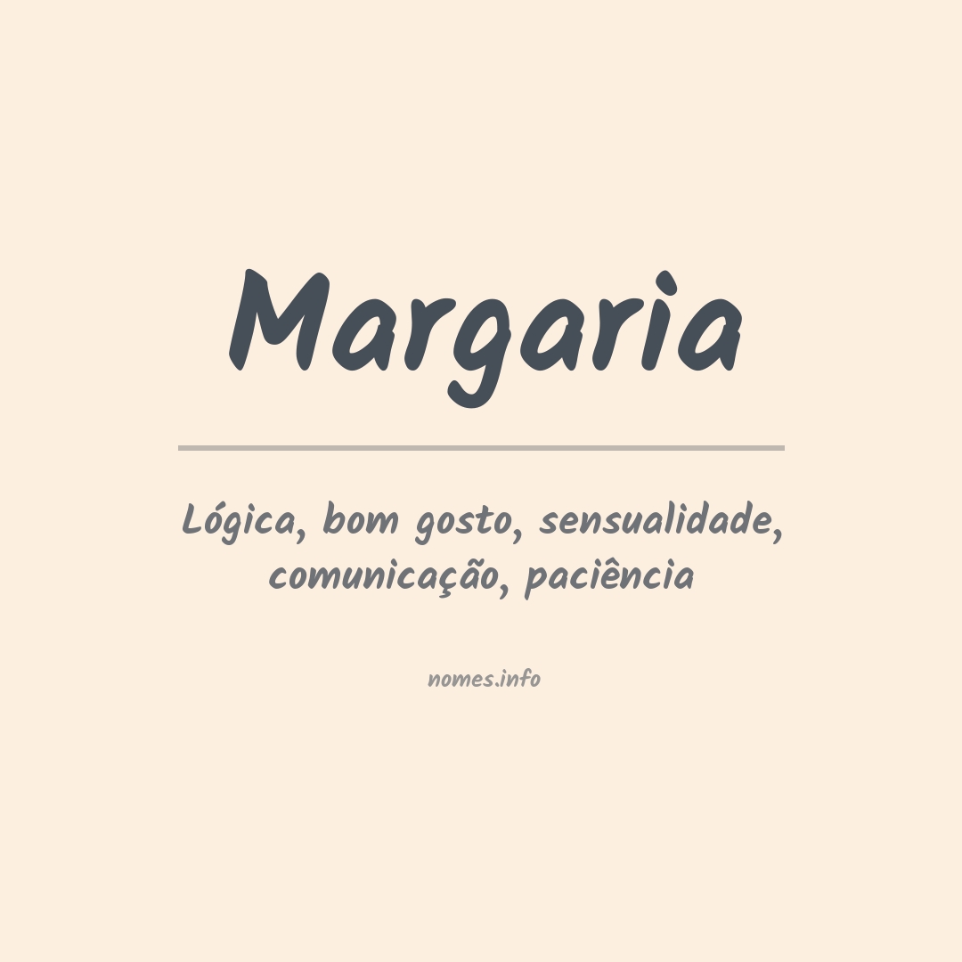 Significado do nome Margaria