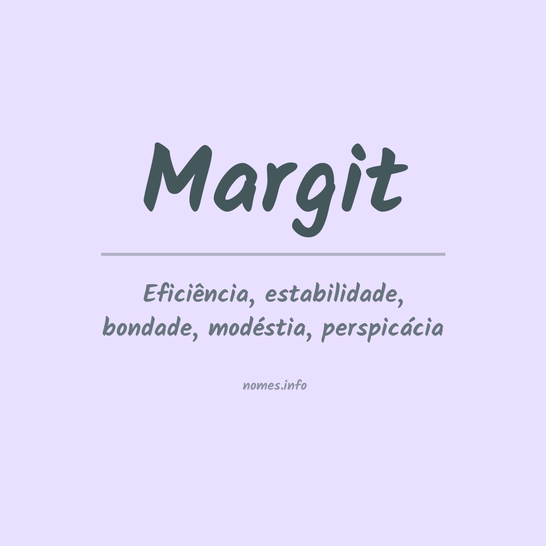 Significado do nome Margit