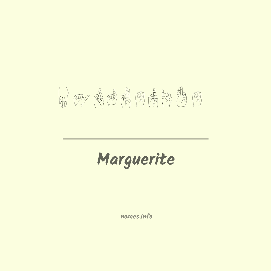 Marguerite em Libras