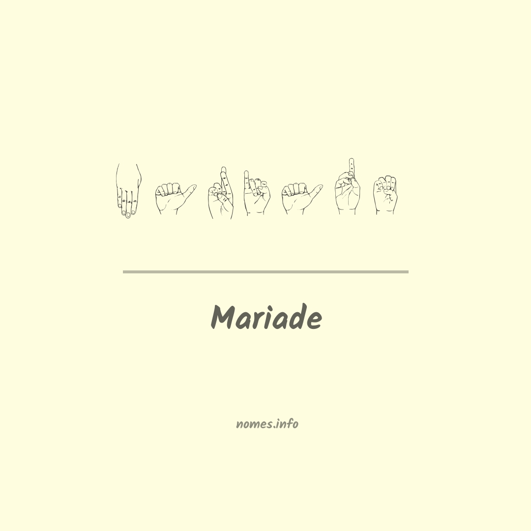 Mariade em Libras