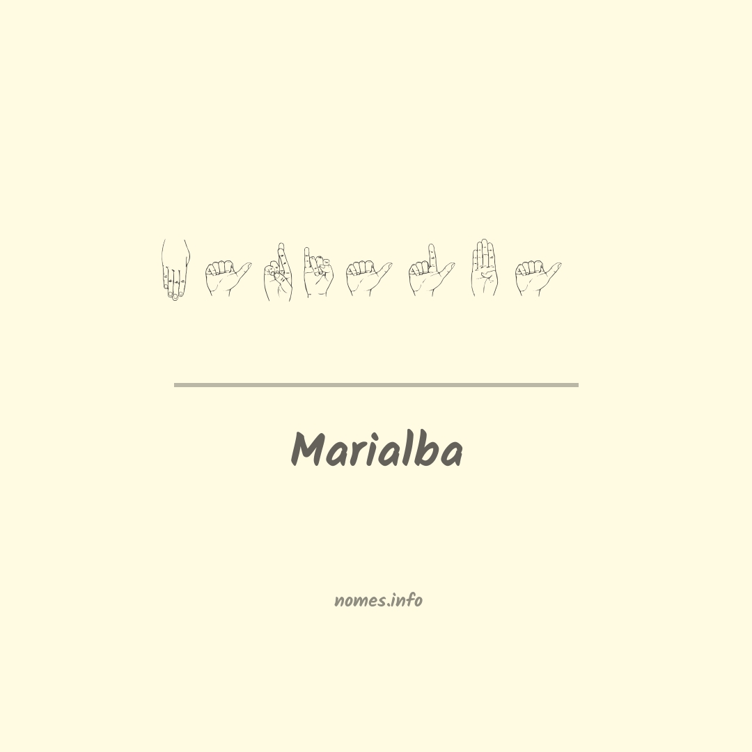 Marialba em Libras Marialba em Libras