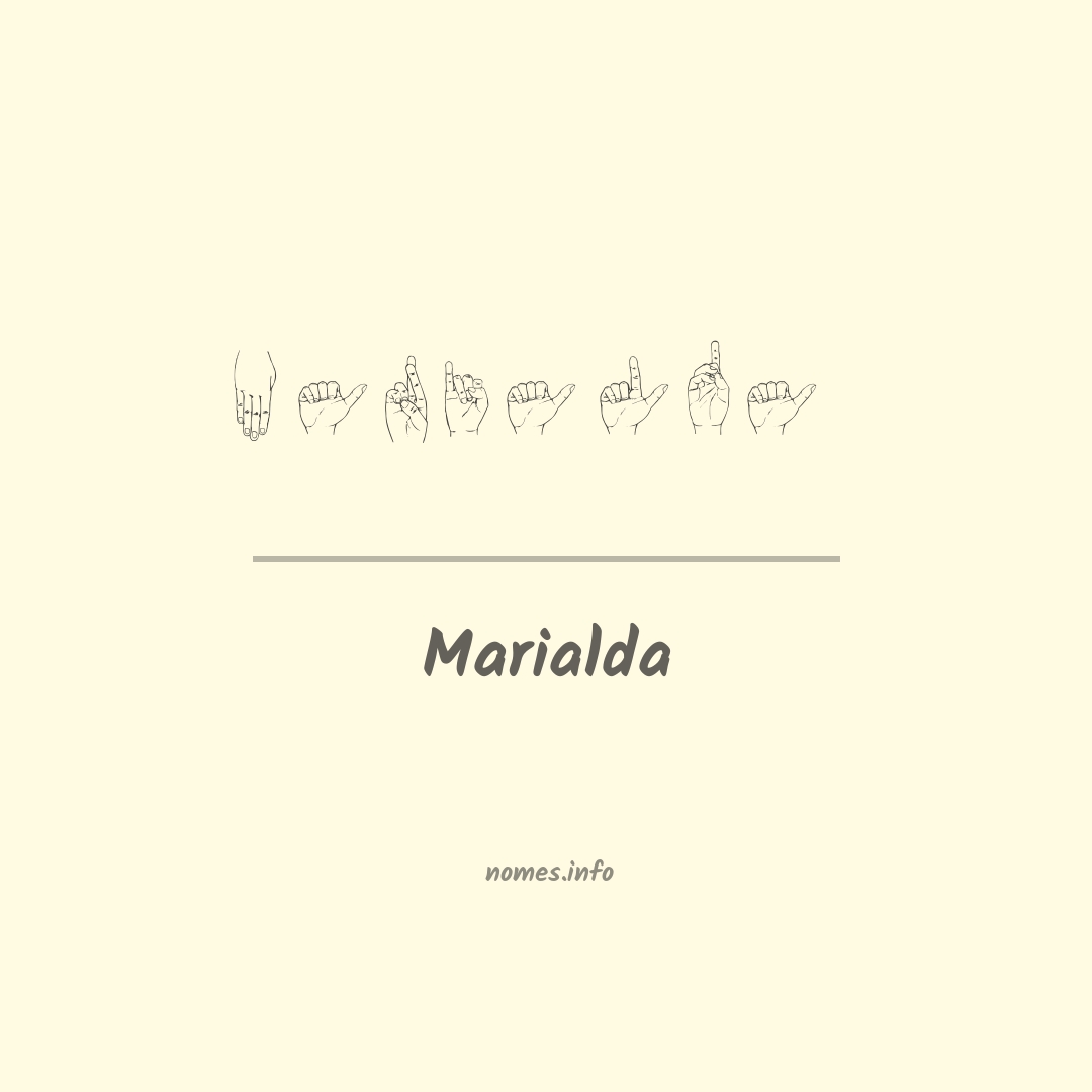 Marialda em Libras