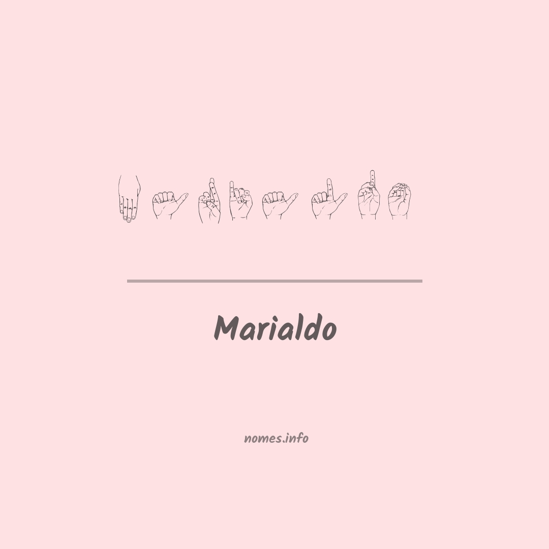 Marialdo em Libras