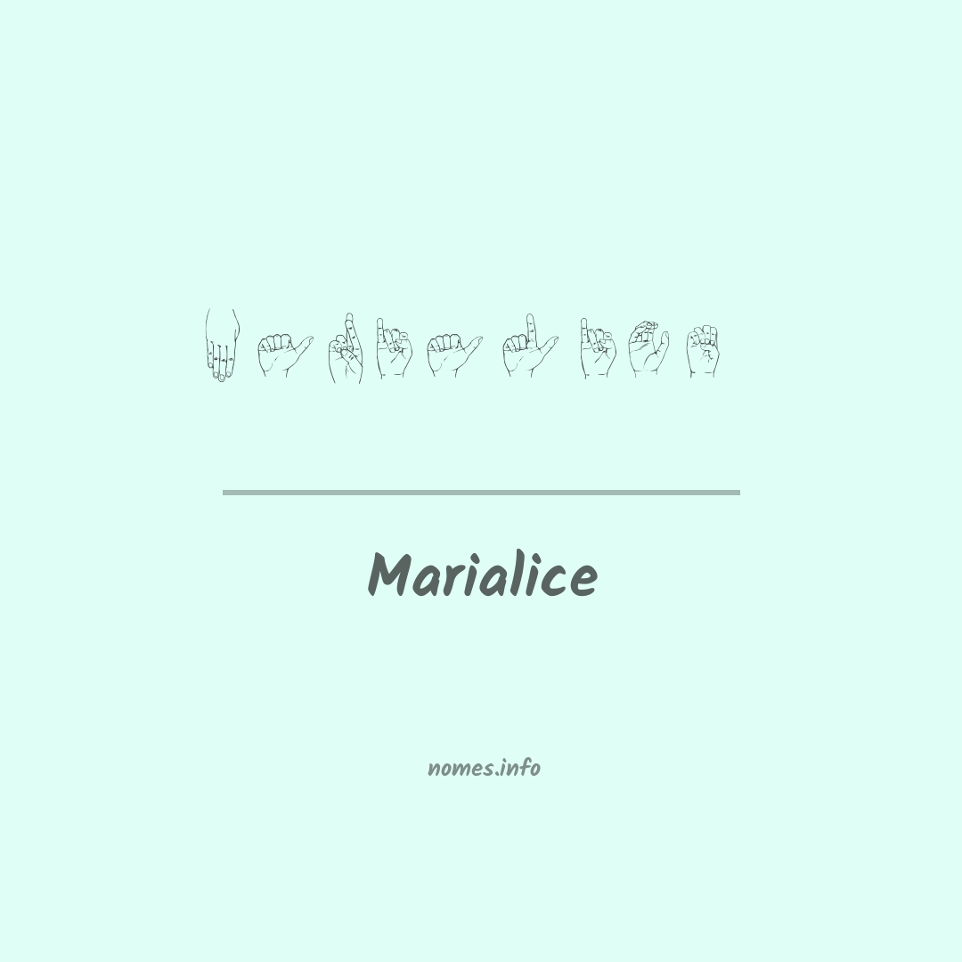 Marialice em Libras