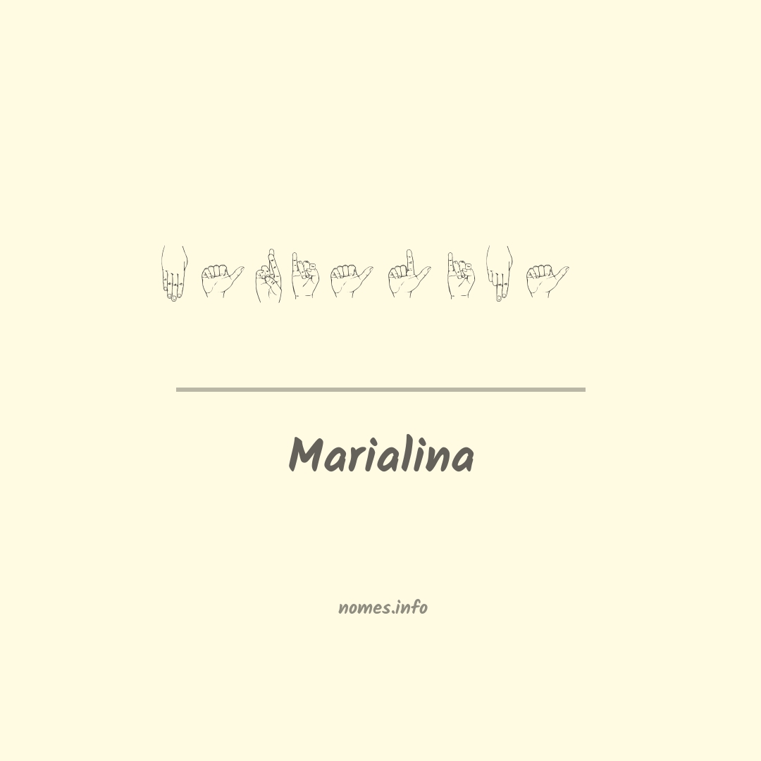 Marialina em Libras
