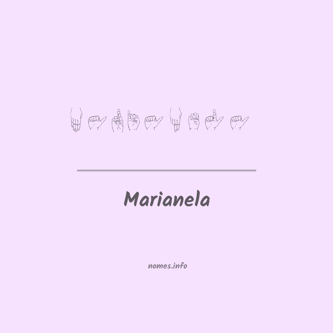 Marianela em Libras