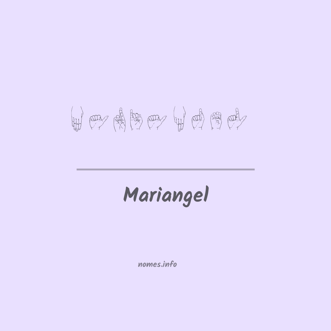 Mariangel em Libras