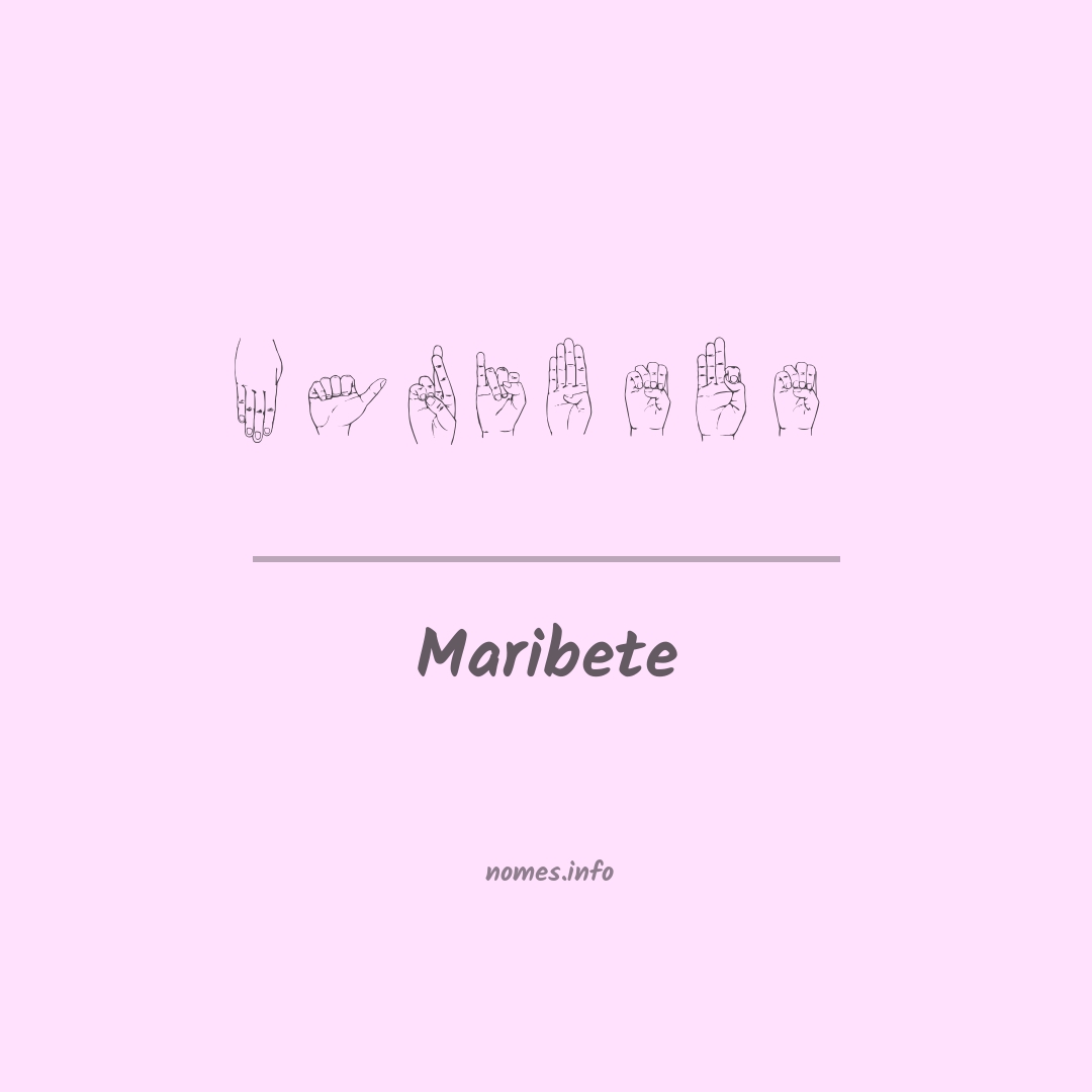 Maribete em Libras