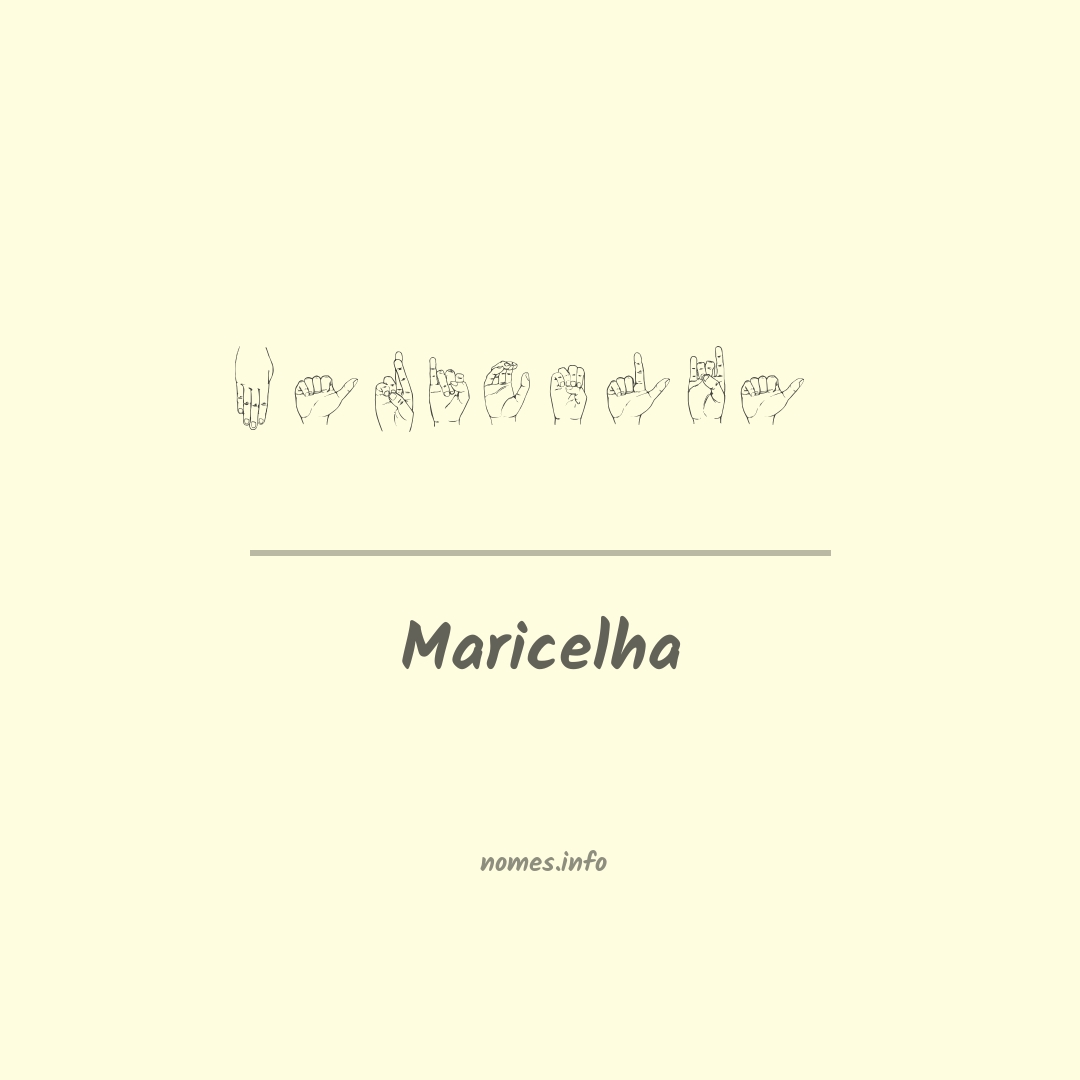 Maricelha em Libras