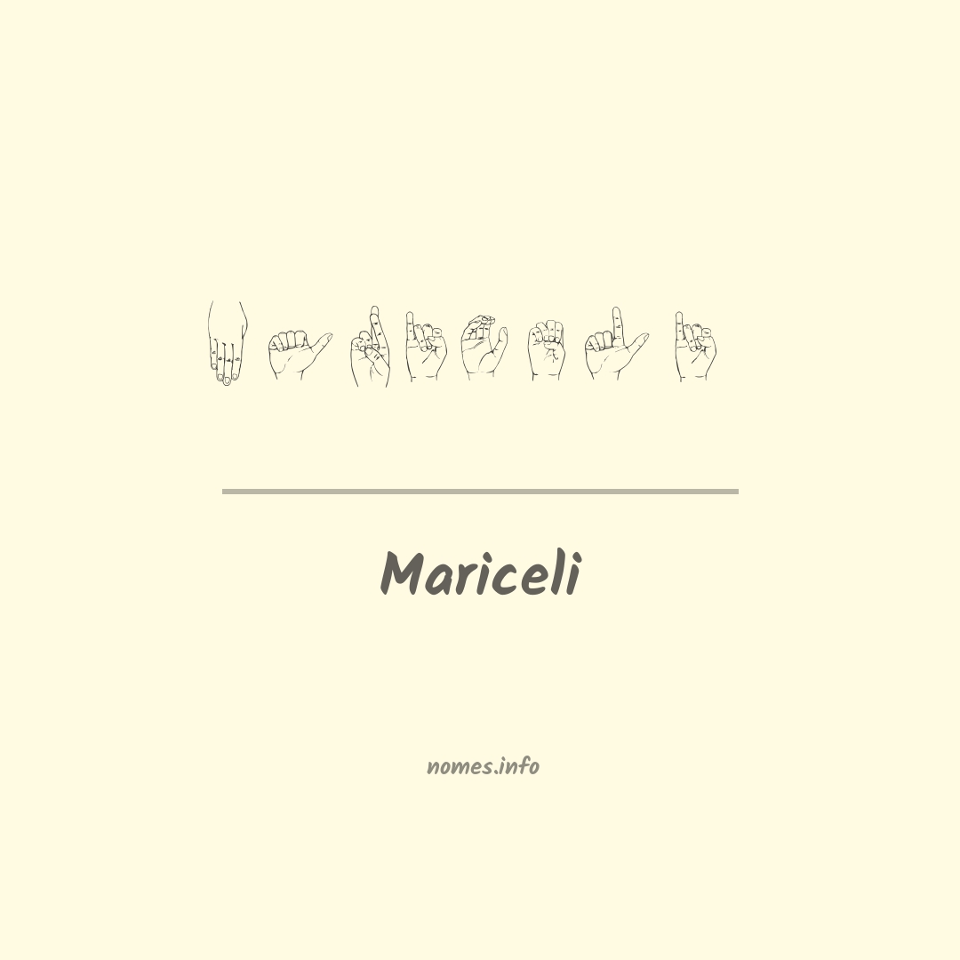 Mariceli em Libras