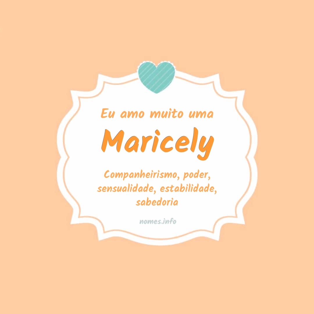 Eu amo muito Maricely