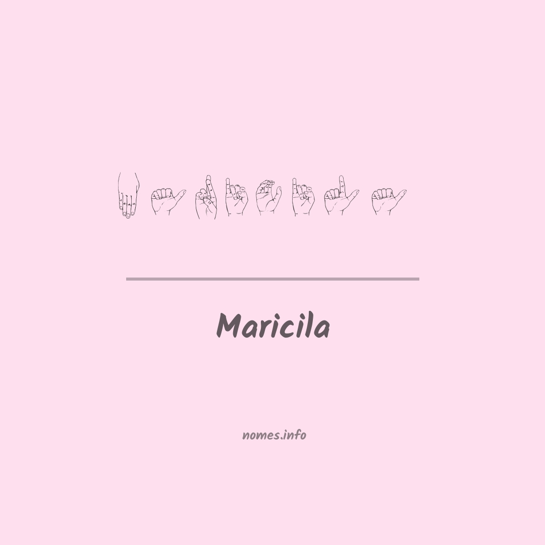 Maricila em Libras
