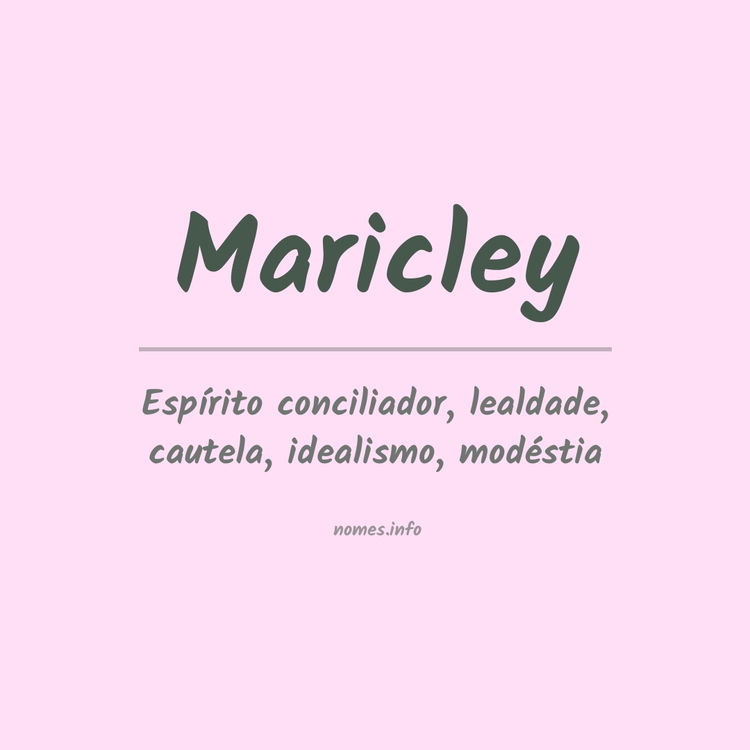 Significado do nome Maricley