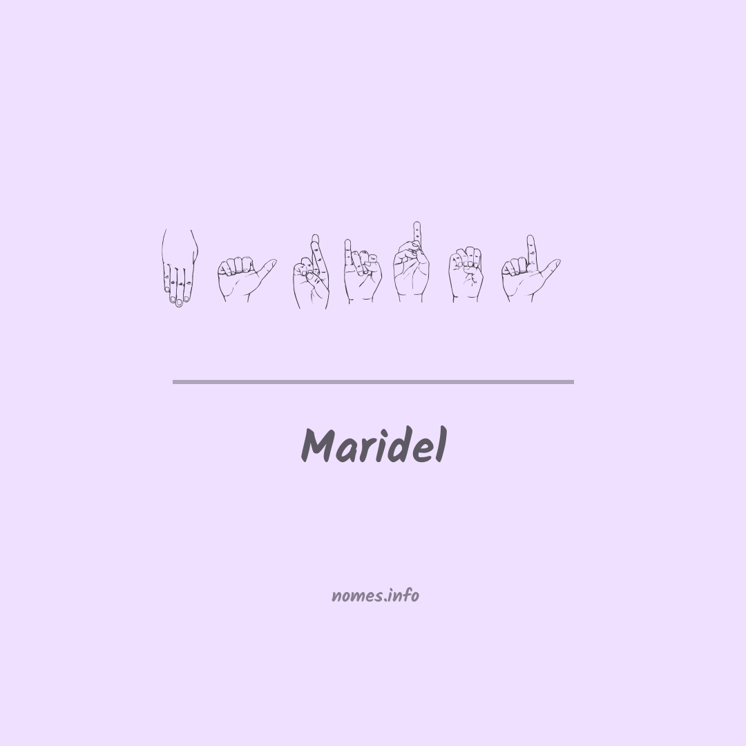 Maridel em Libras
