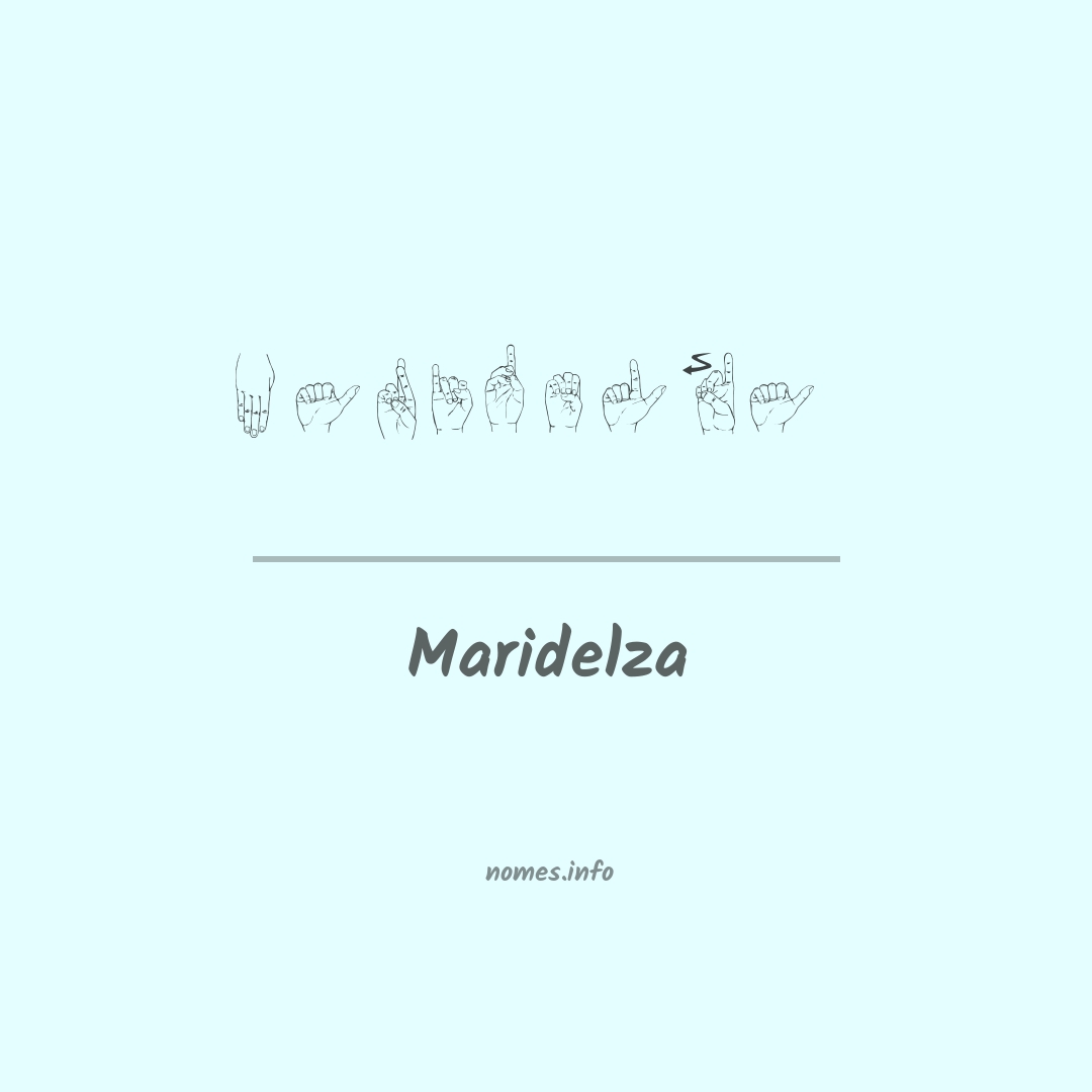 Maridelza em Libras