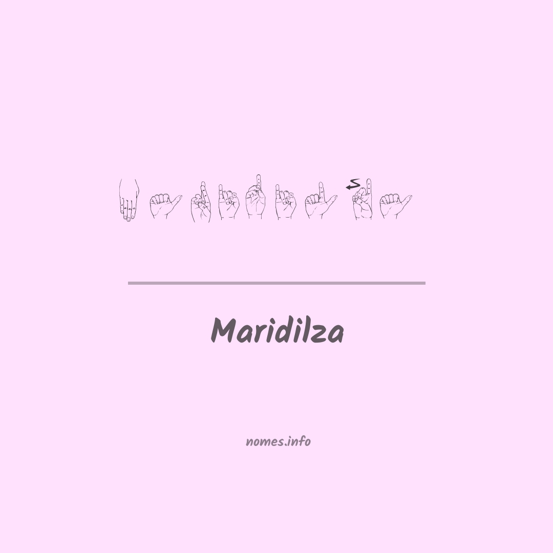 Maridilza em Libras