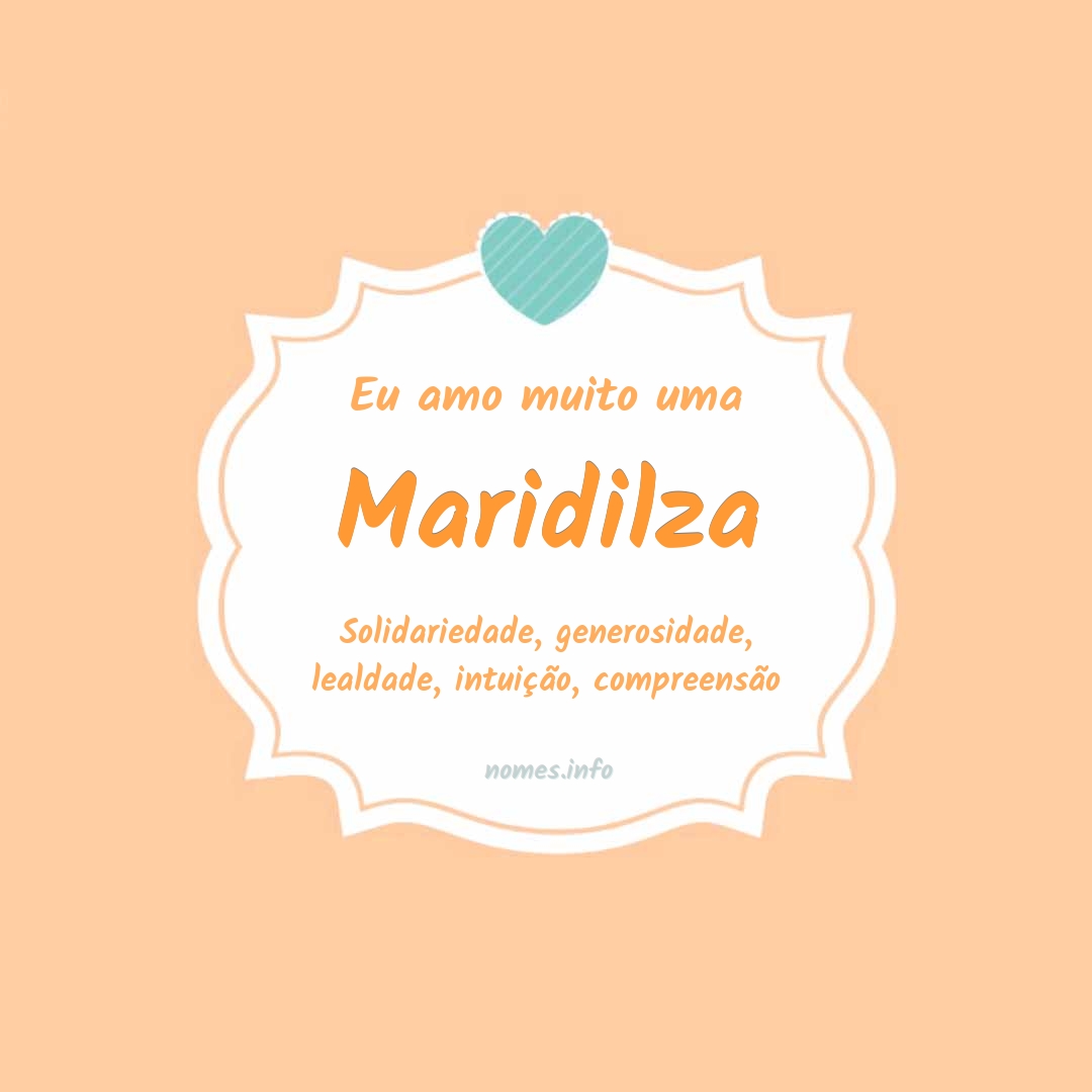 Eu amo muito Maridilza